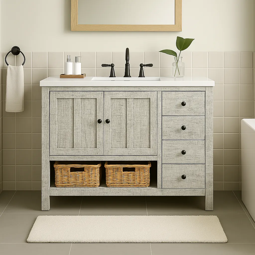 Tủ lavabo 48 inch tháo lắp – ảnh 3