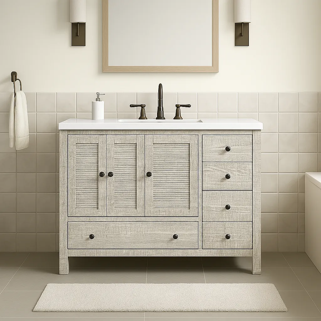 Tủ lavabo 48 inch tháo lắp – ảnh 4