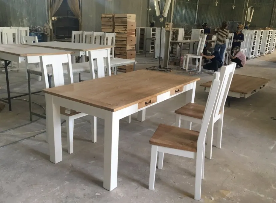 Bộ bàn ăn gỗ sồi – ảnh 2