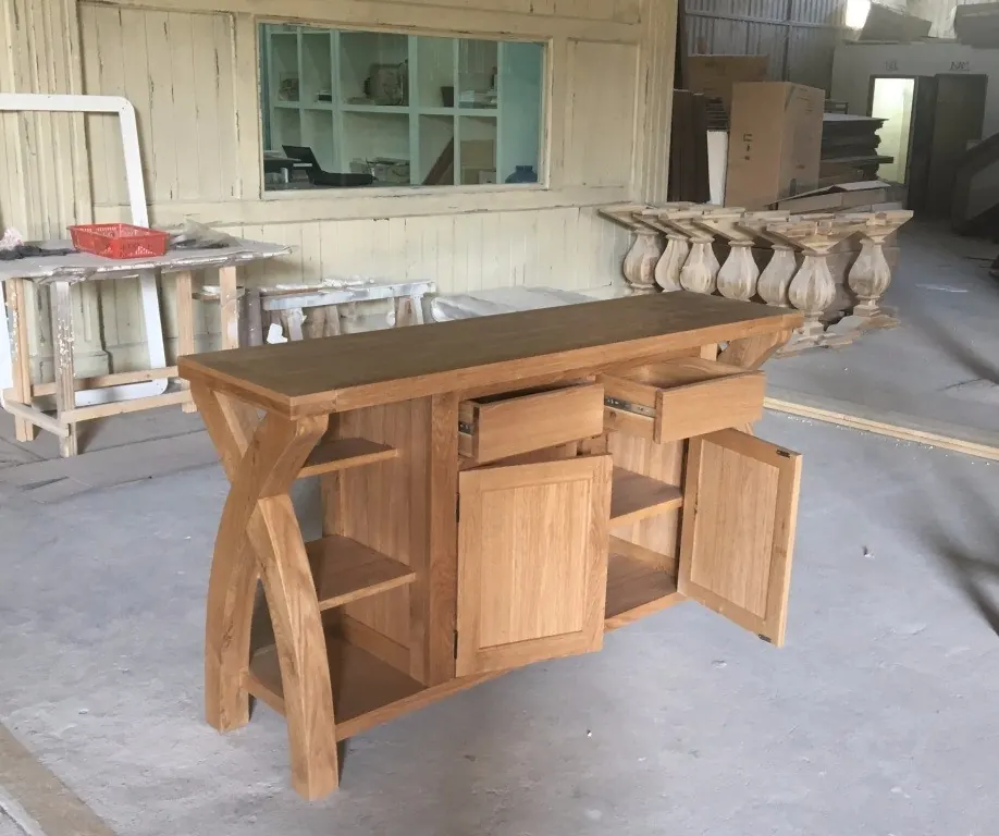 Tủ buffet gỗ sồi – ảnh 4