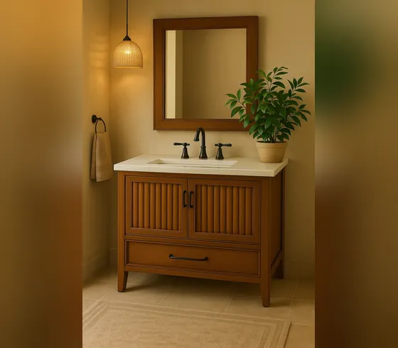 Tủ lavabo phòng tắm, mẫu 101 - Tủ lavabo phòng tắm do Nội thất Tân Phước (Việt Nam) sản xuất