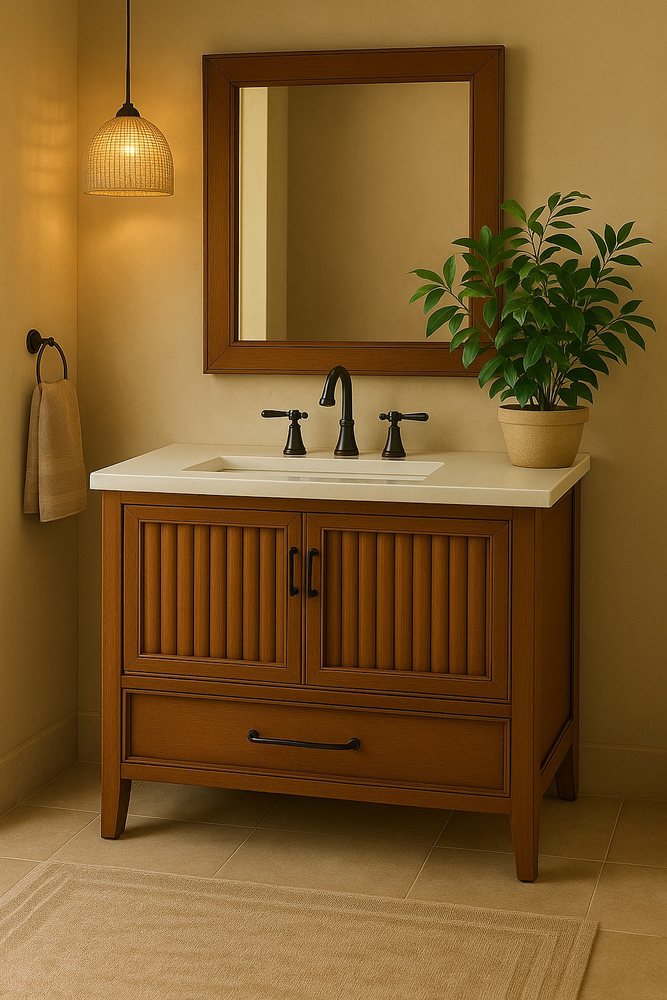Tủ lavabo phòng tắm, mẫu 101 - Tủ lavabo phòng tắm, tháo rời (KD), Nội thất Tân Phước Việt Nam