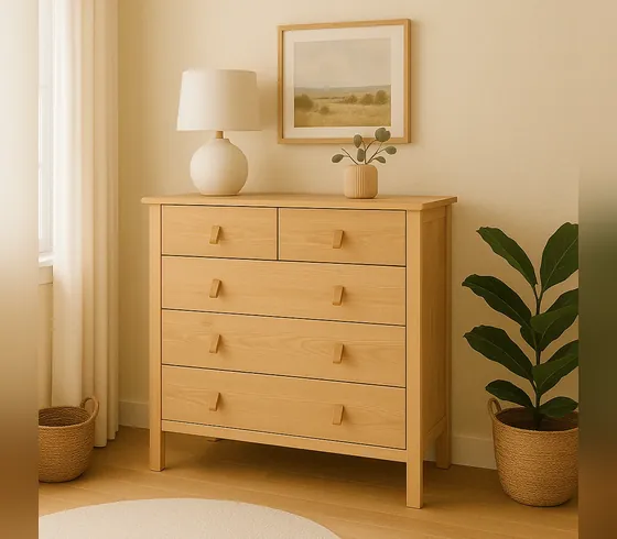 Tủ 5 ngăn kéo gỗ tự nhiên - Tủ ngăn kéo & lưu trữ do Nội thất Tân Phước (Việt Nam) sản xuất