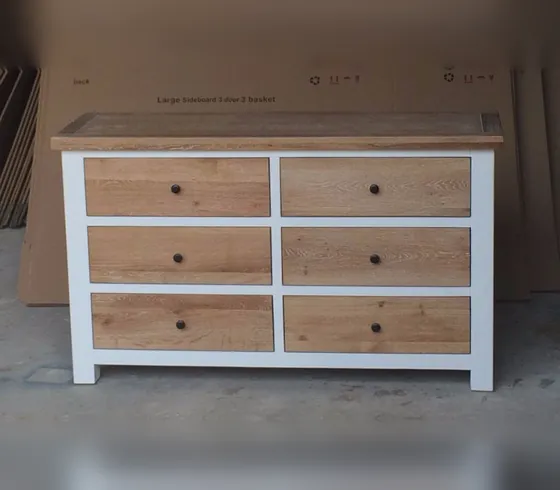 Tủ 6 ngăn kéo gỗ sồi - Tủ ngăn kéo & lưu trữ do Nội thất Tân Phước (Việt Nam) sản xuất