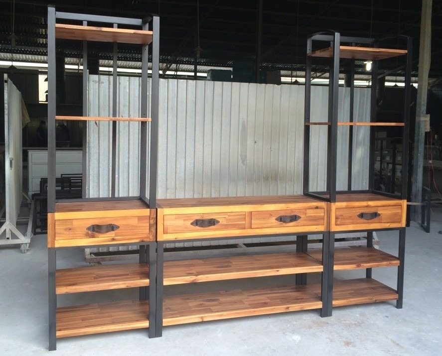 Kệ tivi & tủ giải trí, mẫu 101 - Kệ tivi & tủ giải trí, tháo rời (KD), Nội thất Tân Phước Việt Nam