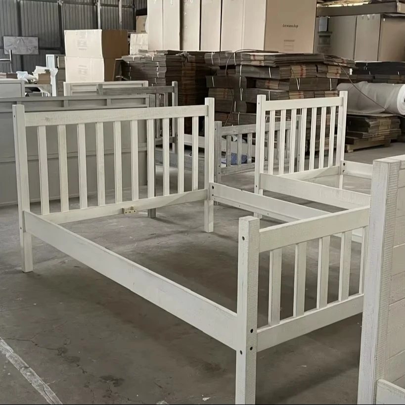 Giường trẻ em màu trắng 2 - Giường trẻ em, tháo rời (KD), Nội thất Tân Phước Việt Nam