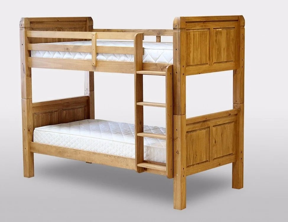 Giường tầng gỗ màu mật ong - Giường tầng & Loft, tháo rời (KD), Nội thất Tân Phước Việt Nam