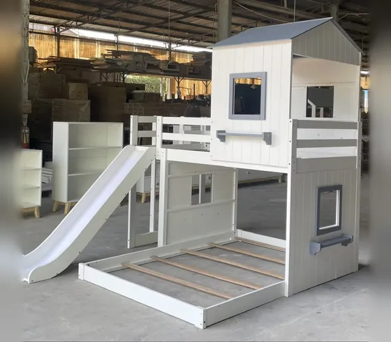 Giường tầng & giường loft gỗ, mẫu 102 - Giường tầng & Loft do Nội thất Tân Phước (Việt Nam) sản xuất