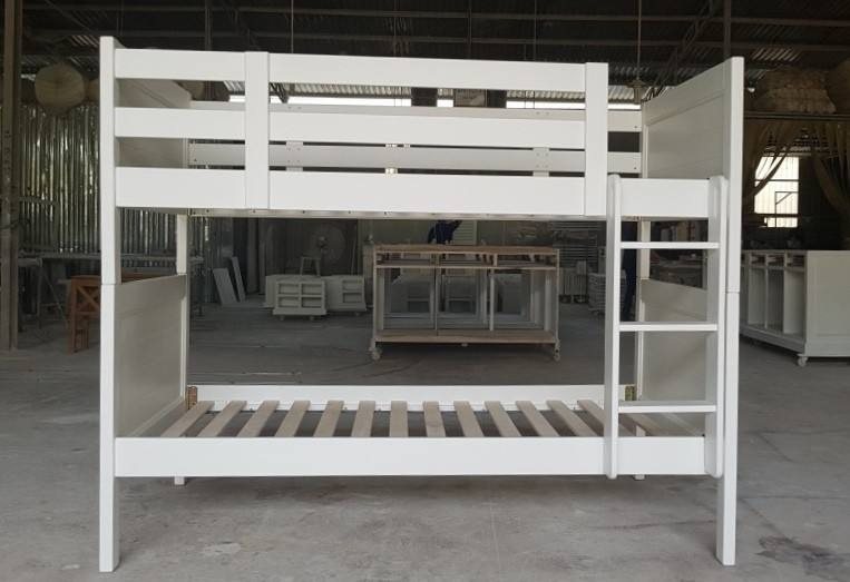 Giường tầng & giường loft gỗ, mẫu 104 - Giường tầng & Loft, tháo rời (KD), Nội thất Tân Phước Việt Nam