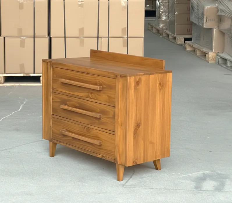 Tủ 3 ngăn kéo gỗ tự nhiên – ảnh 3