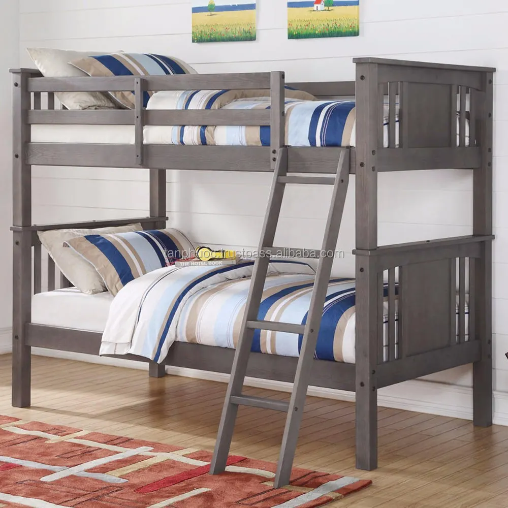 Giường tầng gỗ cho bé – ảnh 2